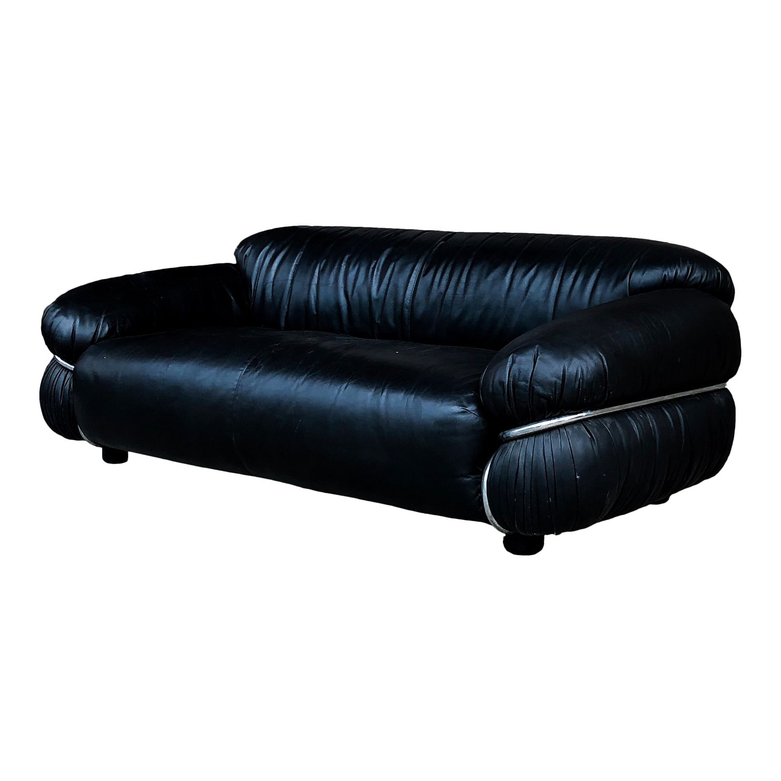 Italian Leather Sesann Sofa By Gianfranco Frattini For Cassina, 1972 photo furniture