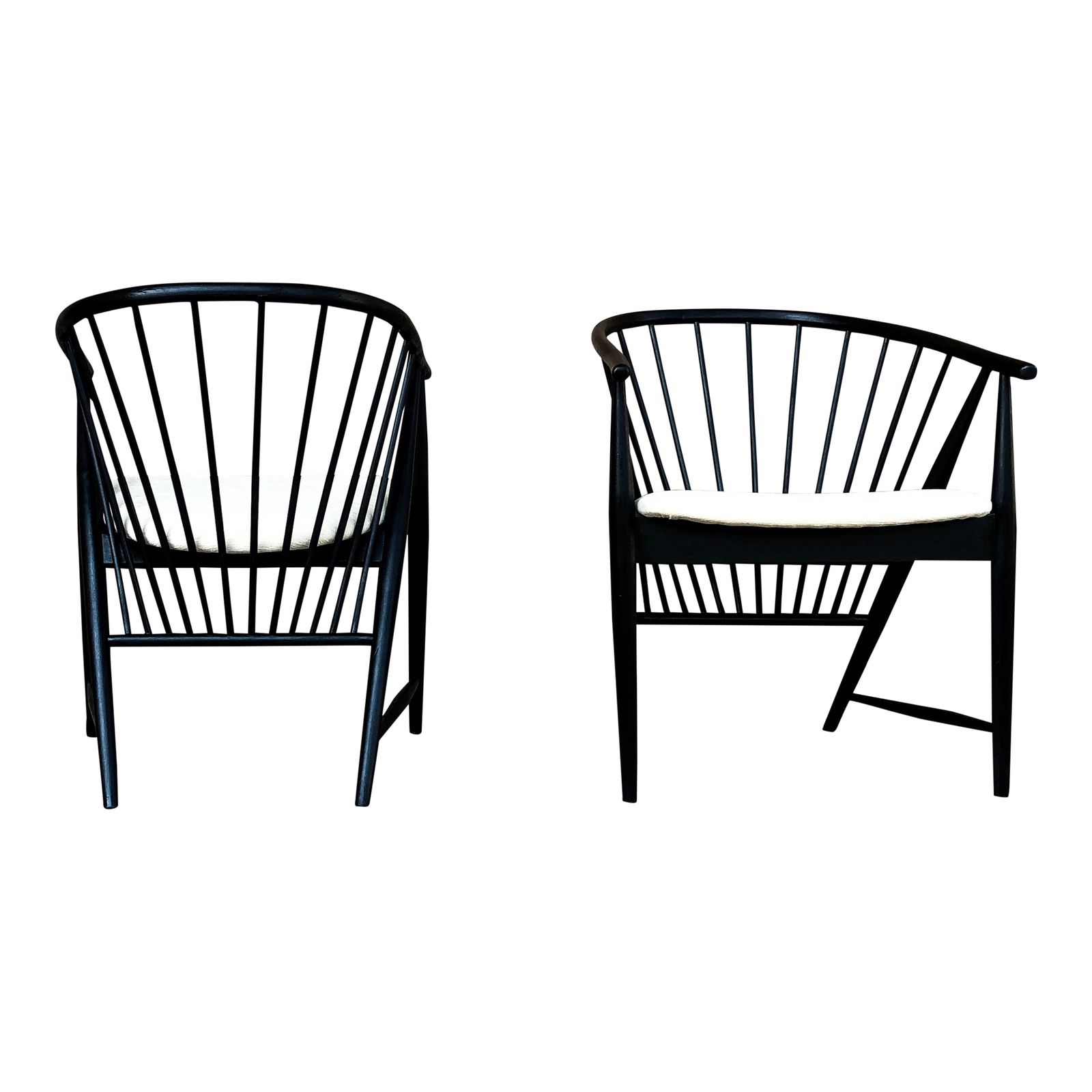 Beech And Velvet Sunfeather Lounge Chairs By Sonna Rosén For Nässjö Stolfabrik, 1954, Set Of 2 photo for sale