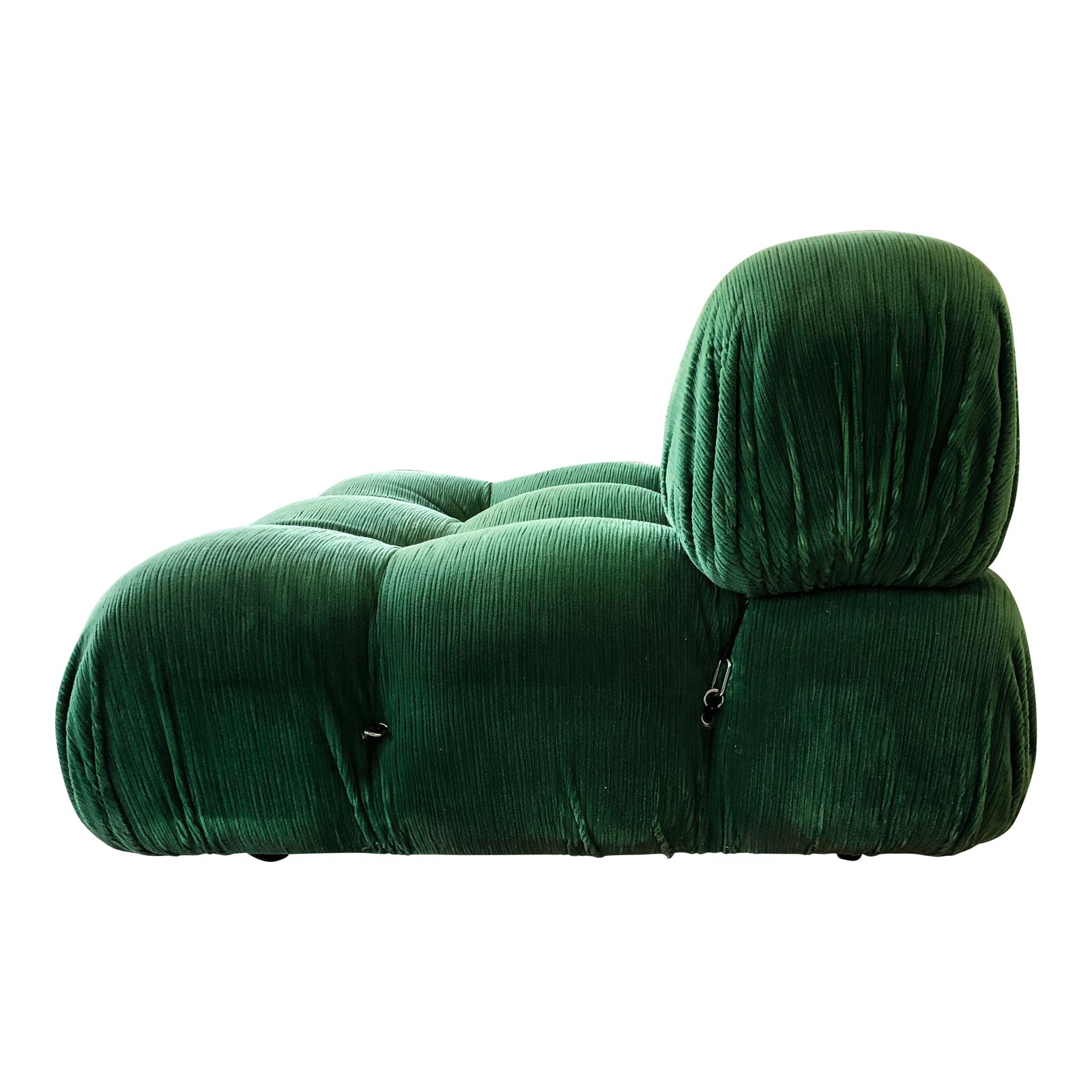 Large Italian Green Velvet Modular Camaleonda Living Room Set By Mario Bellini For B&B Italia, 1972 photo vinterior