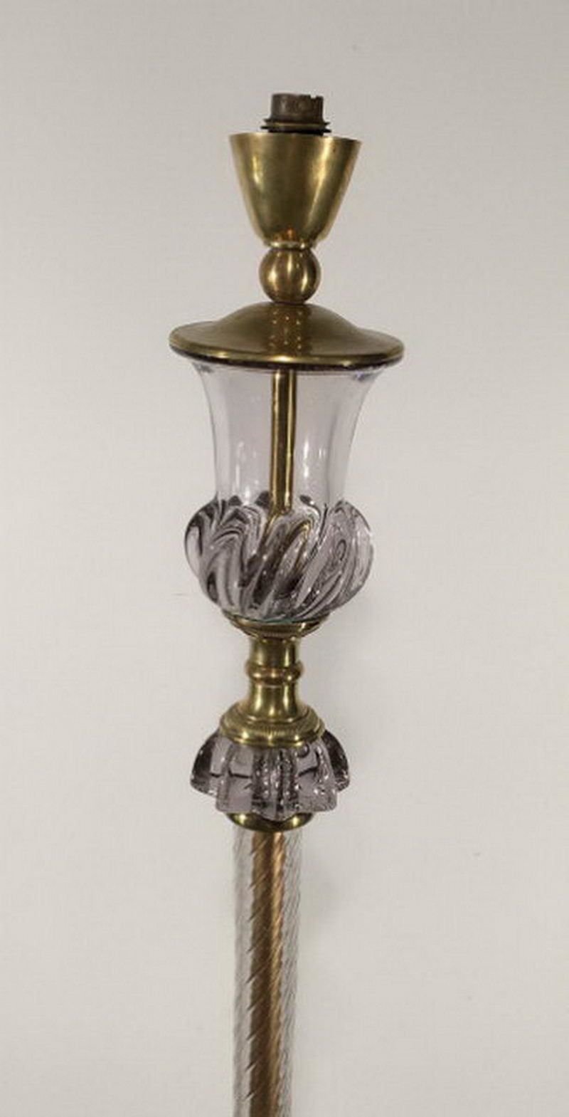 Attributed To Barovier & Toso. Murano Glass Floor Lamp. Circa 1940 photo 1860.0