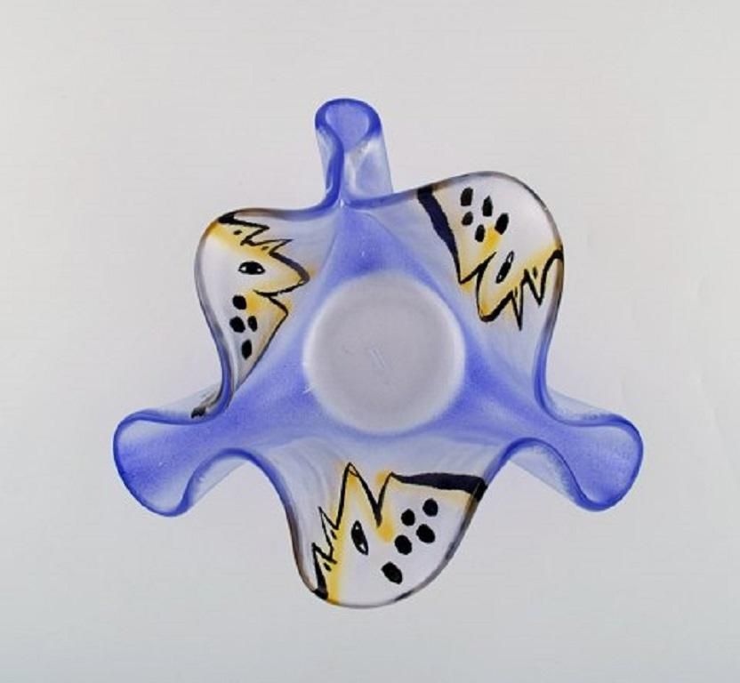 Ulrica Hydman Vallien For Kosta Boda, Bowl In Mouth Blown Art Glass photo 251.0