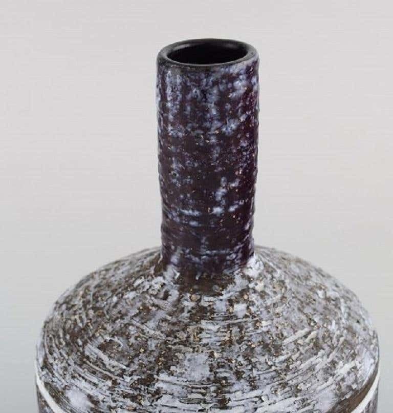 Upsala Ekeby, Sweden, Vase With Narrow Neck In Glazed Ceramics, 1960s photo 251.0