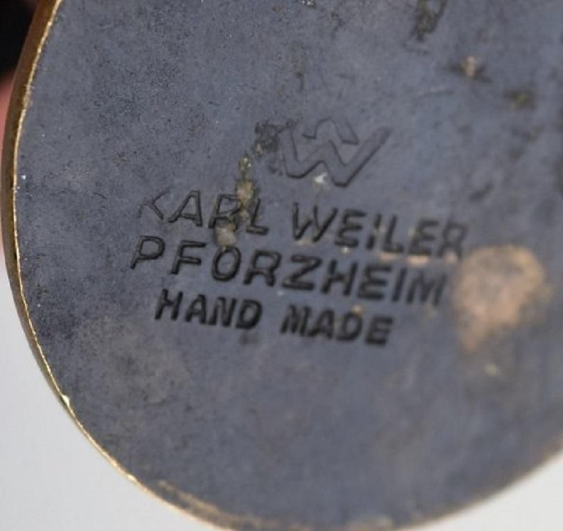Karl Weiler, Pforzheim, Germany, Nude Figure In Bronze, 1940s photo buy