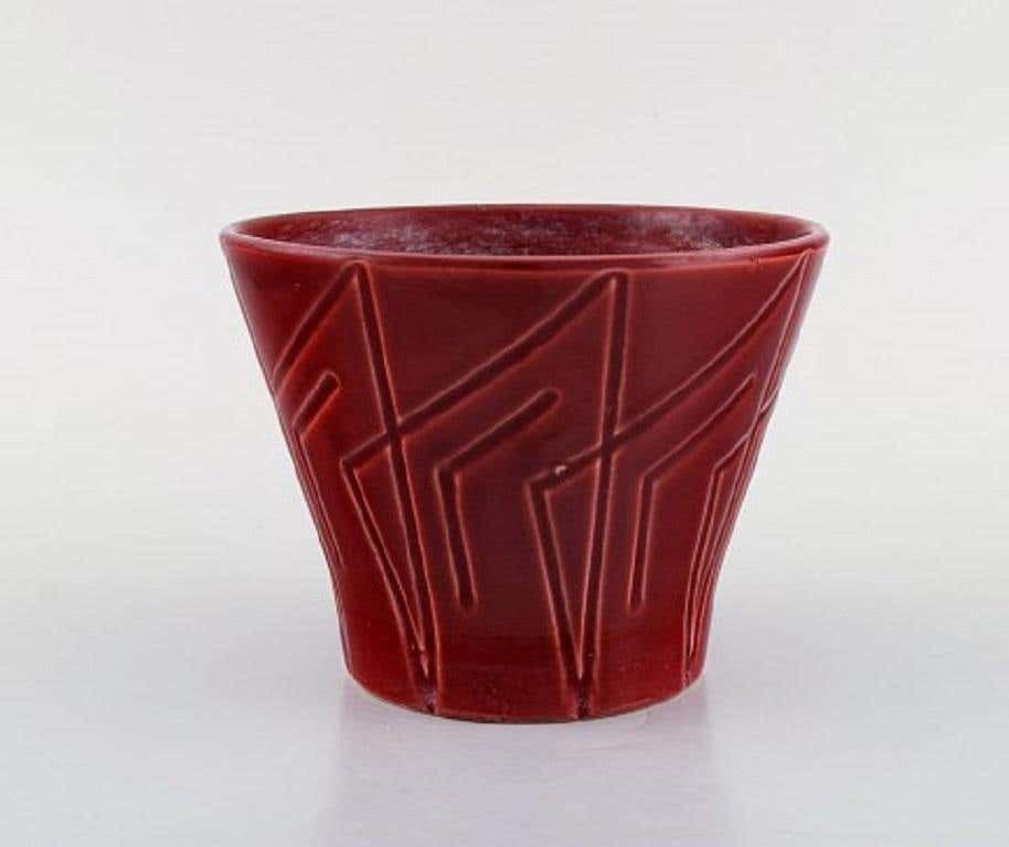 Five Bo Fajans Marianne Flower Pots In Glazed Ceramic, 1960s 1970s photo furniture