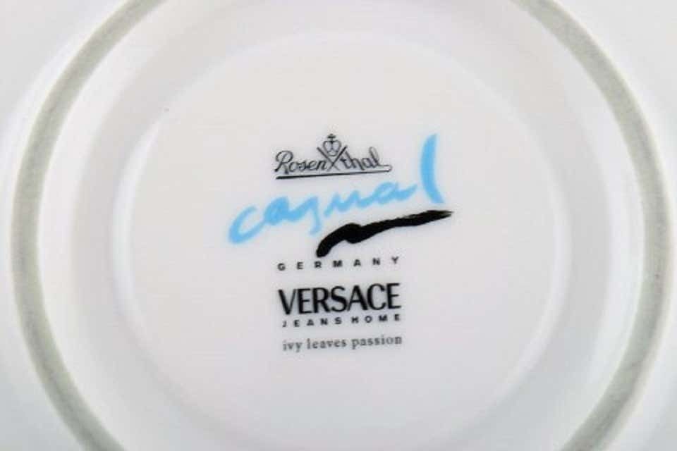 Gianni Versace For Rosenthal, Five Large "Ivy Leaves" Teacups With Saucers photo vinterior