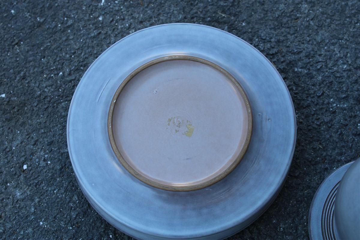 Franco Bucci 1970 Porcelain Ashtray Jar With Lid 1970s Italian Design photo vintage