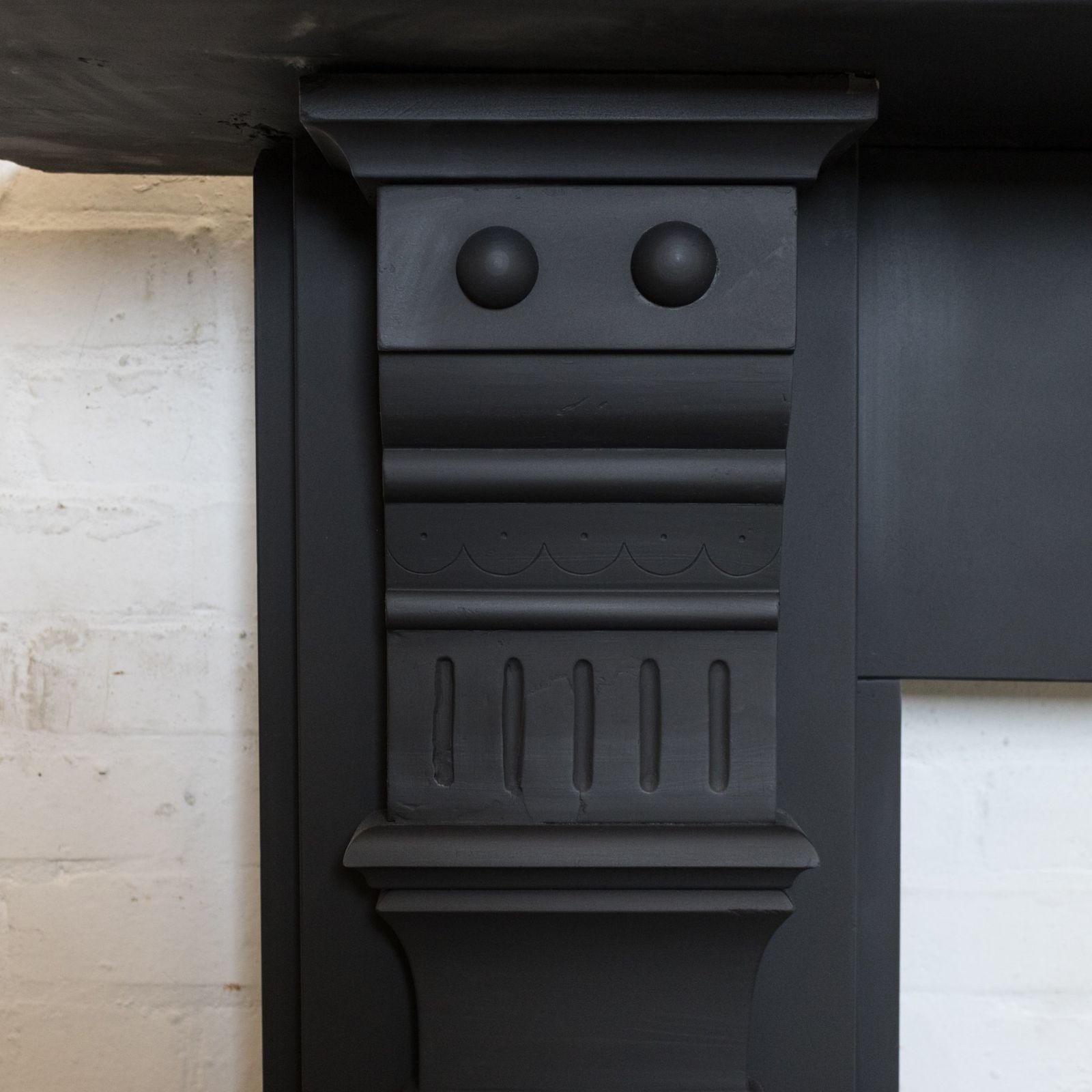 Antique Edwardian Slate Chimneypiece photo for sale