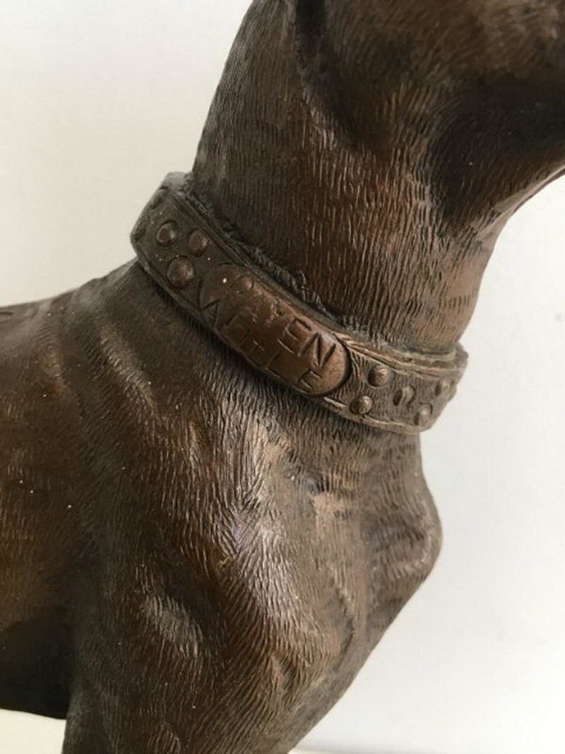 Henri Payen.(1894 1933). German Mastiff. Signed Payen à Lille On The Necklace. Circa 1920 photo vinterior