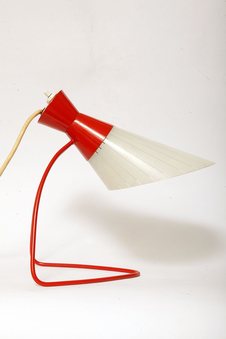 photo buy Metal Desk Lamp With A Glass Shade, Typ 1621 Designed By Josef Hůrka For Napako, Czechoslovakia, 1960s