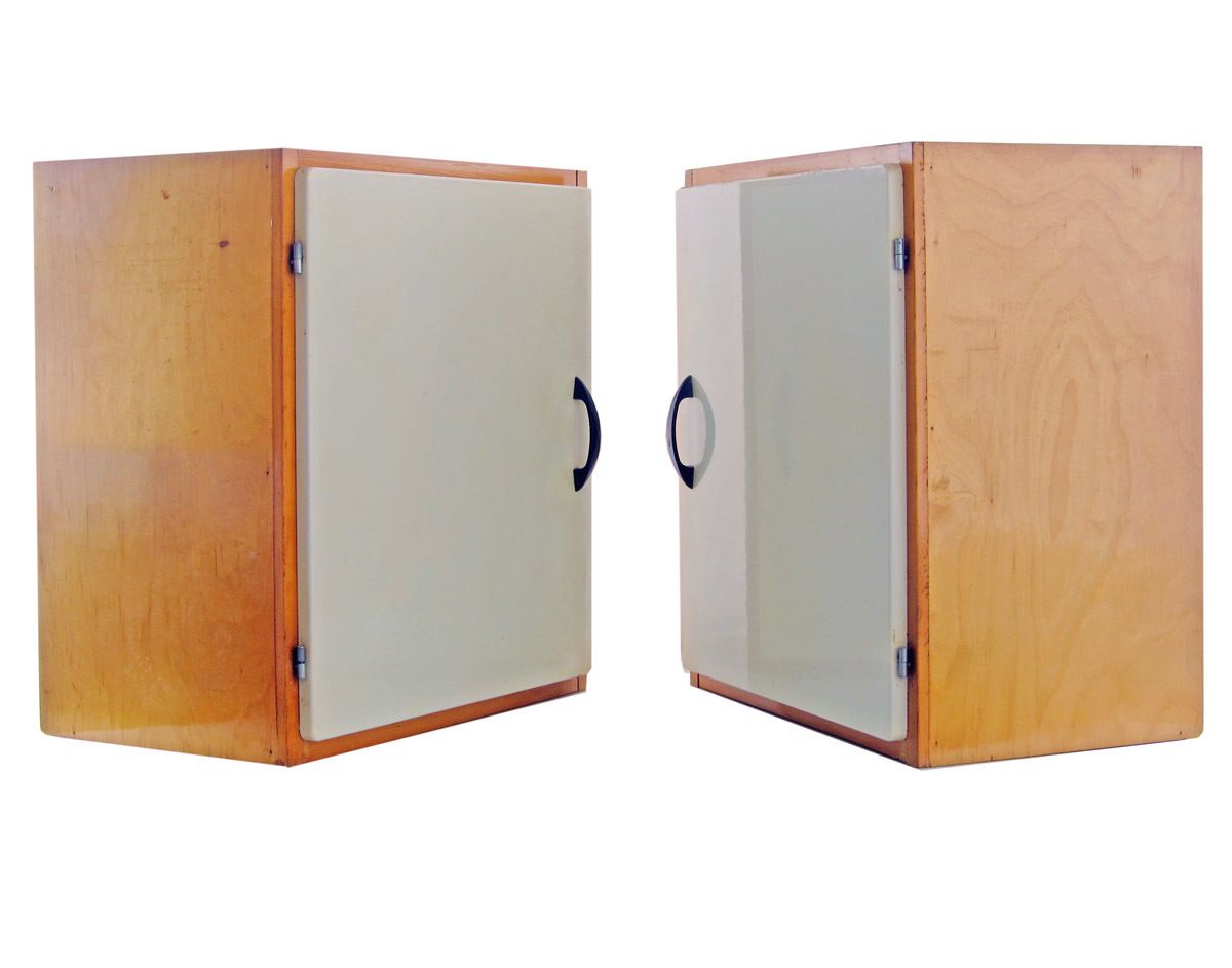 Pair Of 1960s Wooden Kitchen Cabinets By Nanninga Houtfabriek
