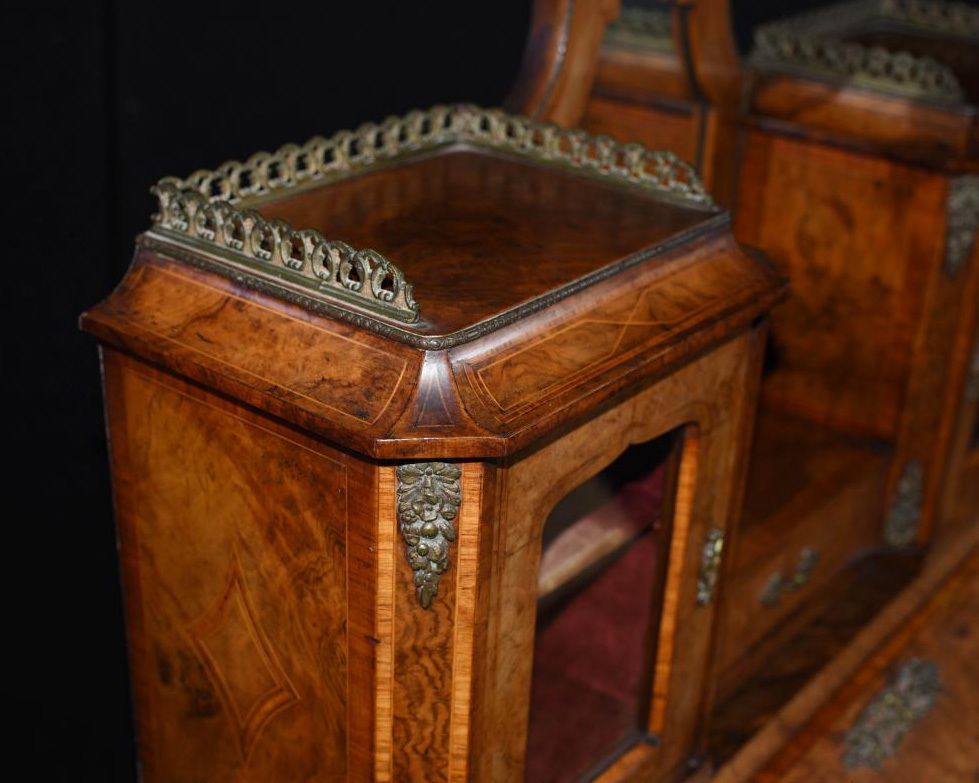 Antique French Desk   Walnut Bonheur De Jour Ladies Desk Circa 1880 photo Furniture