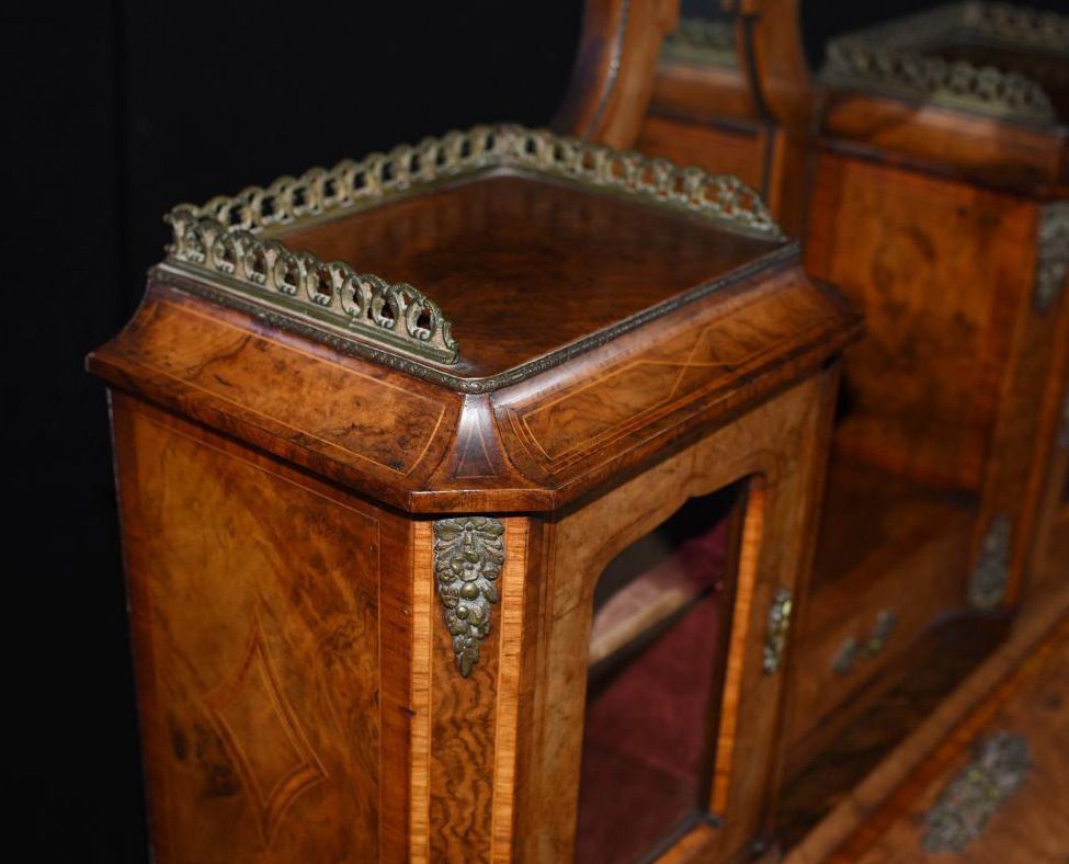 Antique French Desk   Walnut Bonheur De Jour Ladies Desk Circa 1880 photo 2587.0