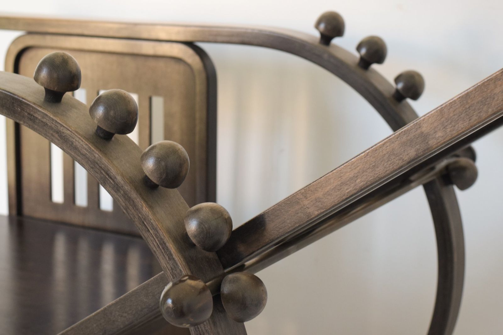 Stoel In De Stijl Van Josef Hoffmann 'Sitzmaschine' – Of Mogelijk Authentiek photo vintage
