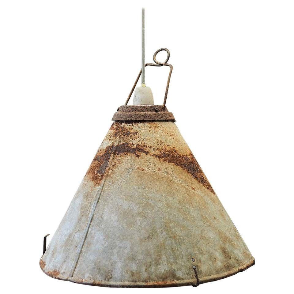 Metal Lamp, Industrial Style, 50s