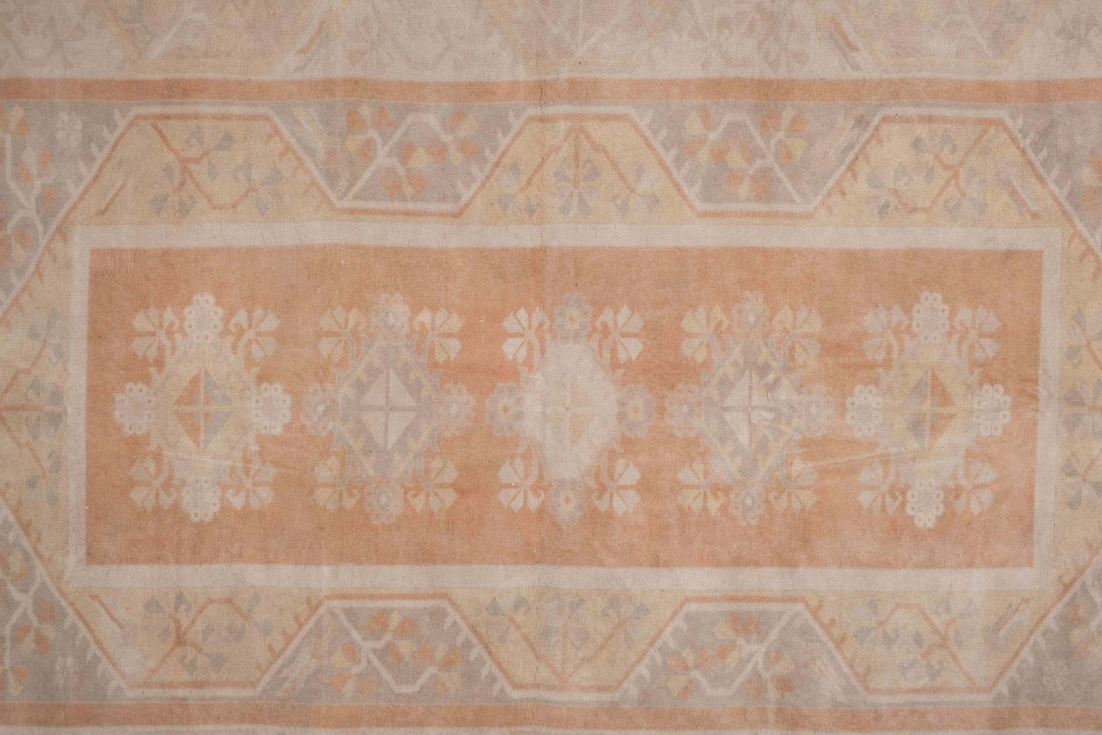 Vintage Turkish Milas Oushak Handknotted Rug 6'8" X 10'4" photo furniture