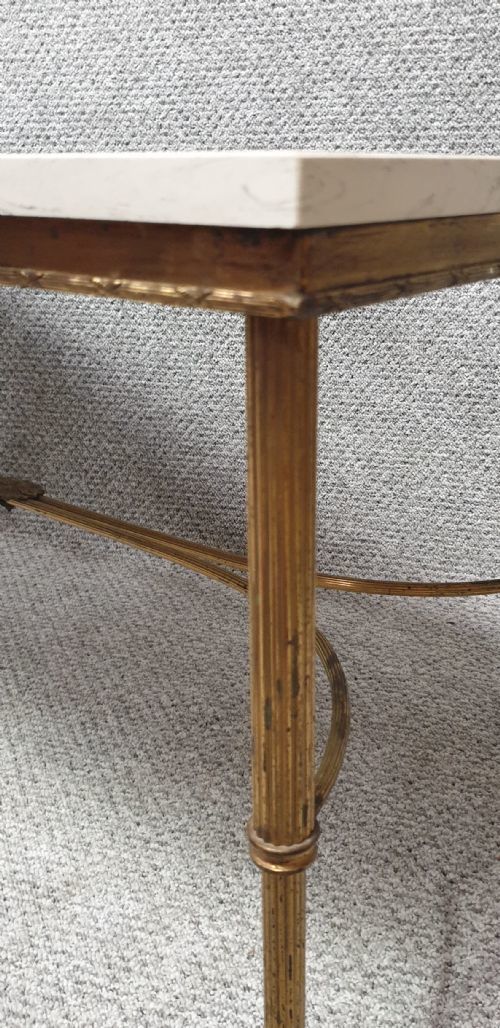 French Gilt Coffee Table C.1920 photo for sale