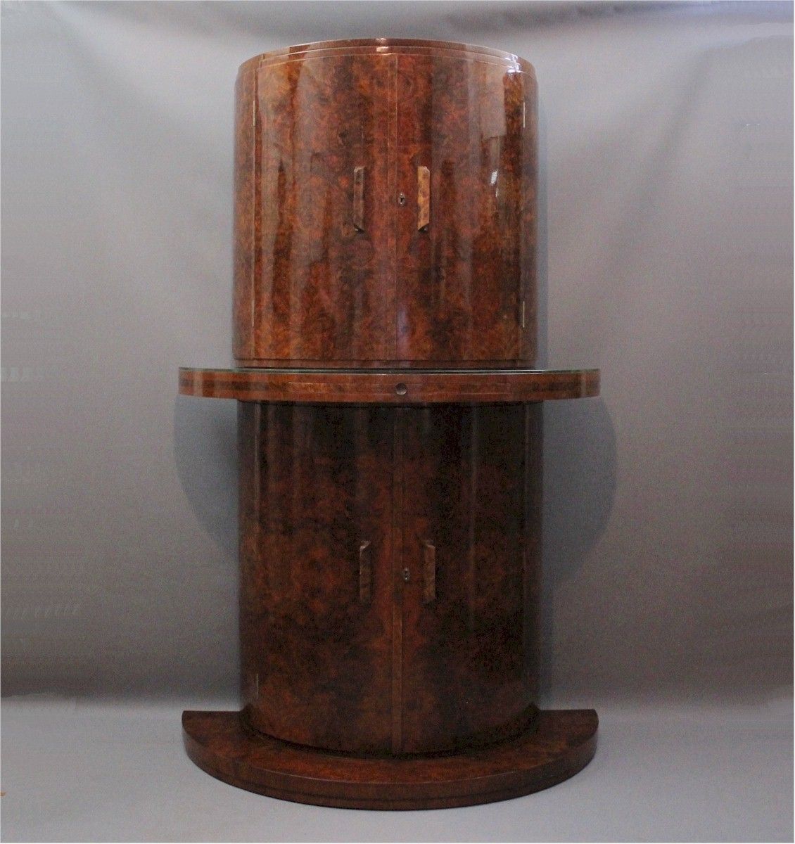 Art Deco Demi Lune Cocktail Cabinet photo 7200.0