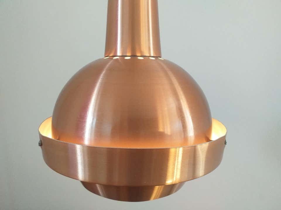 Mid-century hanglamp, Denemarken, jaren 1970 photo Verlichting
