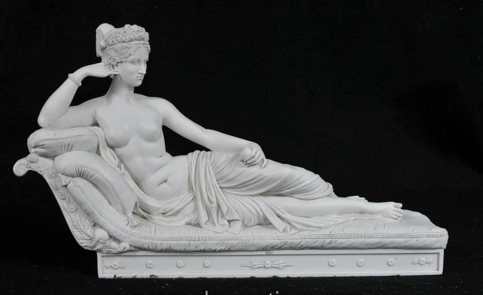 Italian Reclining Venus Nude Female By Canova Paolina Borgheses Victorious photo Art