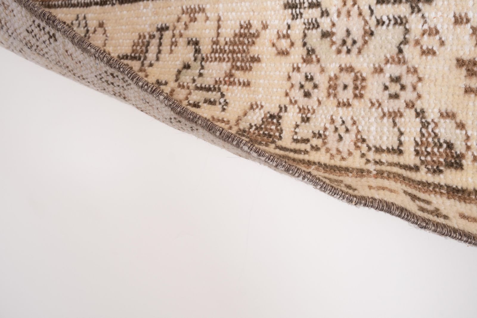 photo furniture Anatolian Oushak Kars Handwoven Distressed Ushak Area Rug