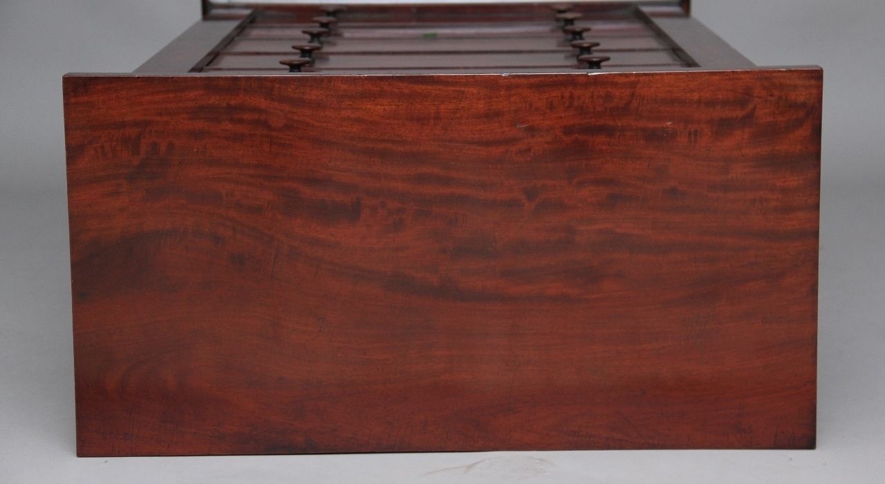 19th Century Mahogany Wellington Chest photo 3350.0