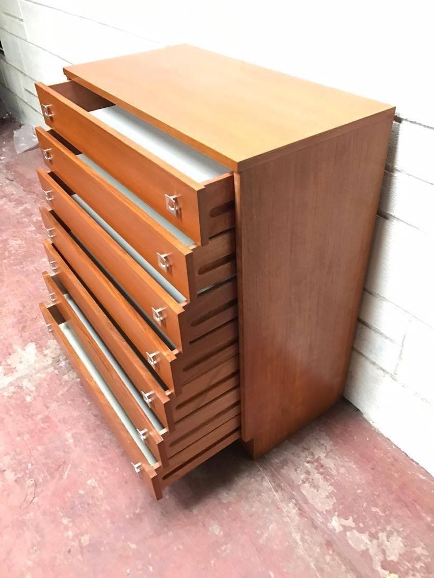 Mid Century Teak Chest Of Drawers, 1960s photo furniture