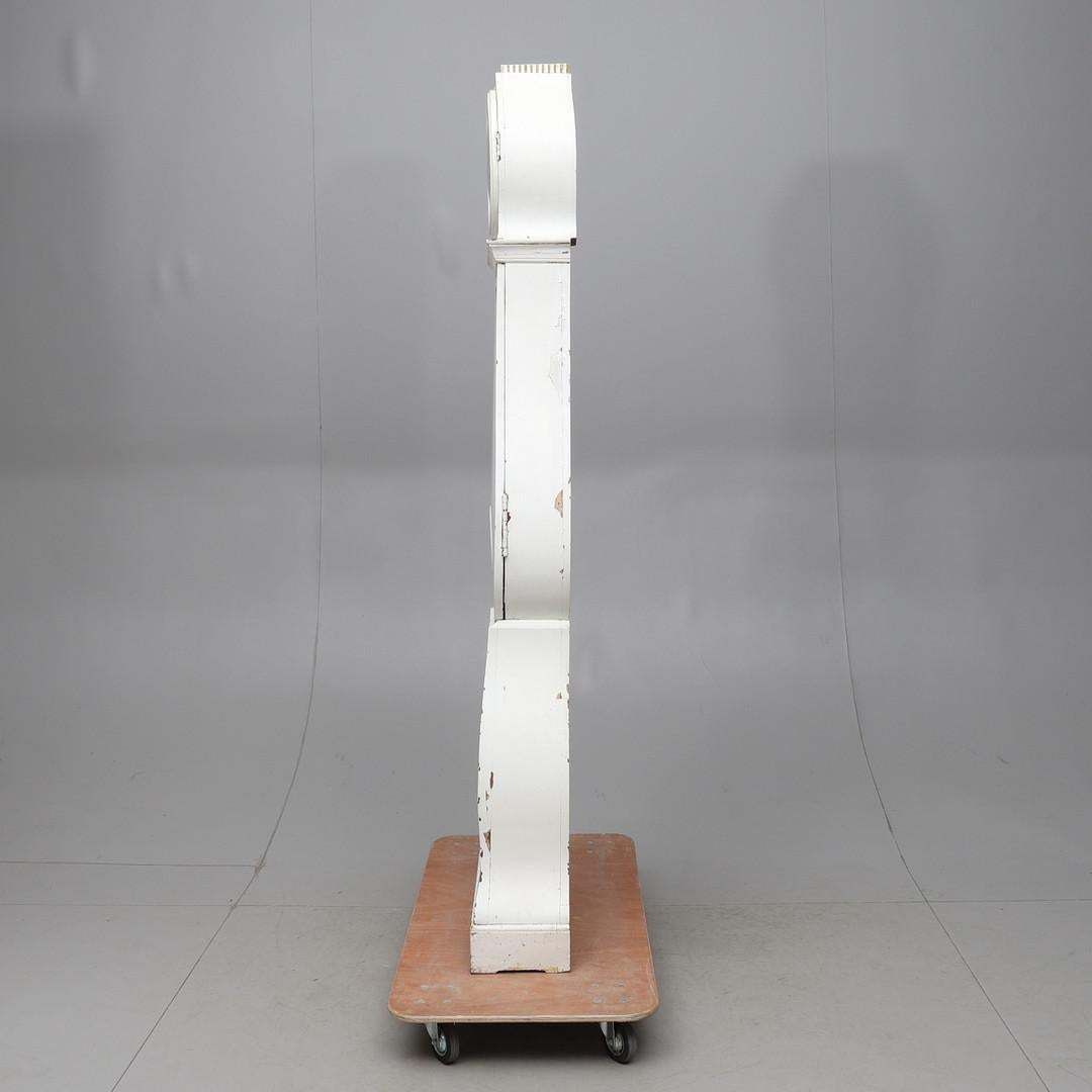 Swedish Mora Clock White Gold Early 1800s Antique photo furniture