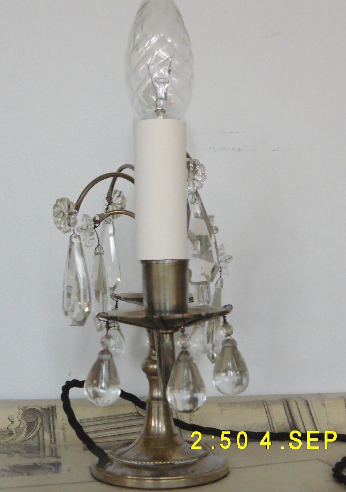 Silver Plated Table Girandolle photo for sale