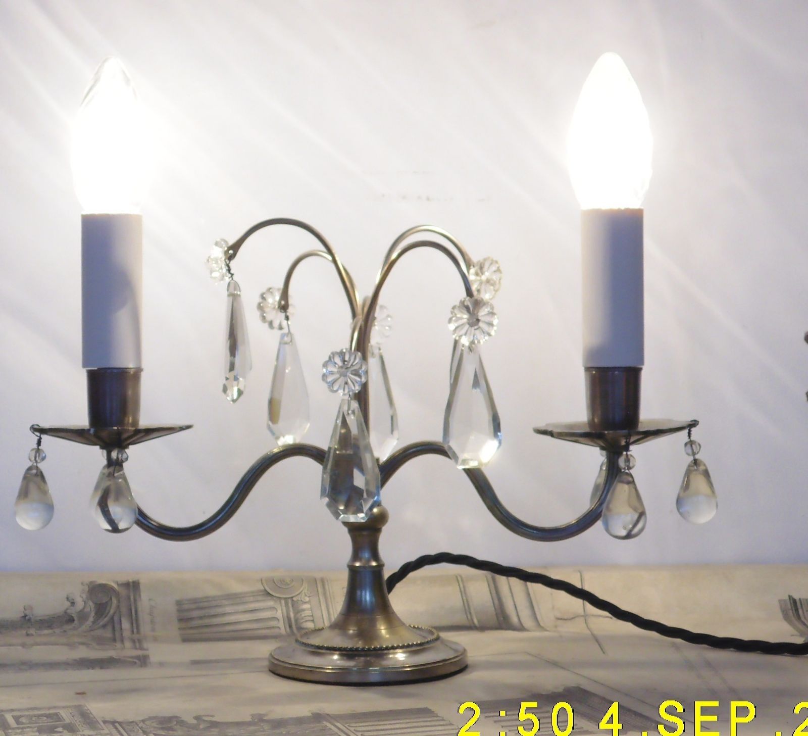 Silver Plated Table Girandolle photo Lighting