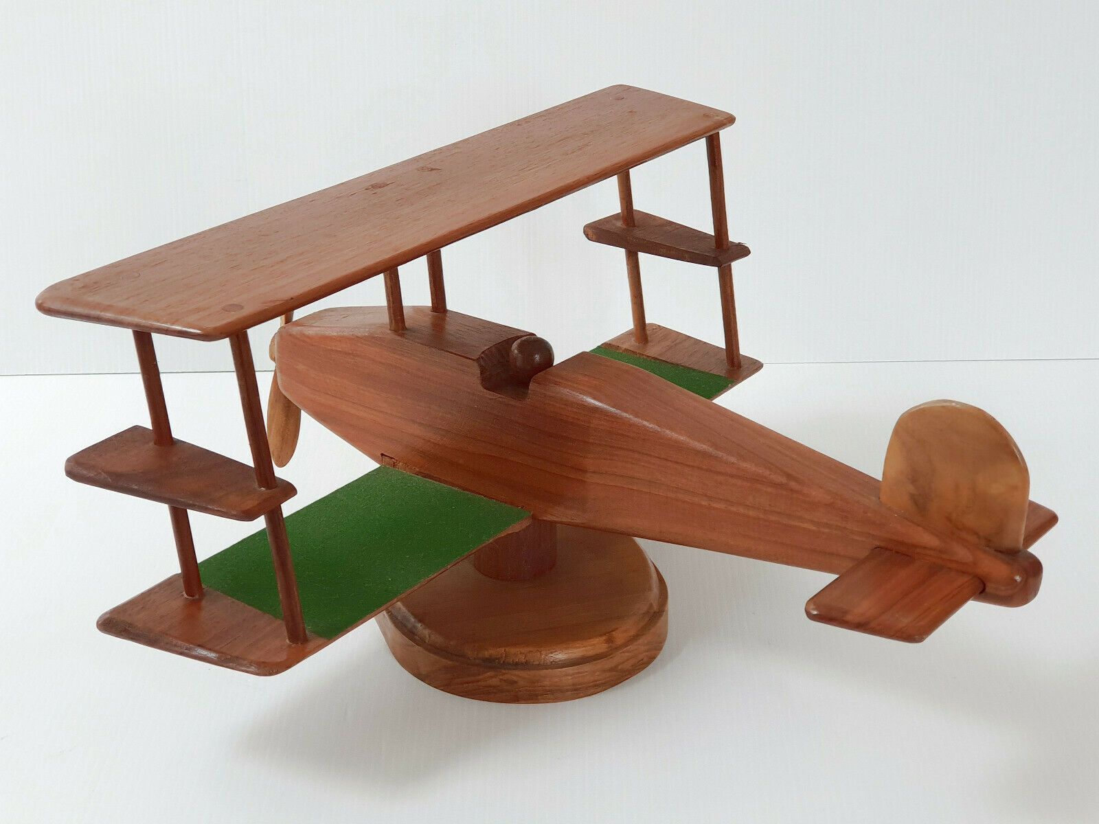 Superb Swivel Airplane On Vintage Base 1960 In Teak 60s 1960s 60s photo for sale