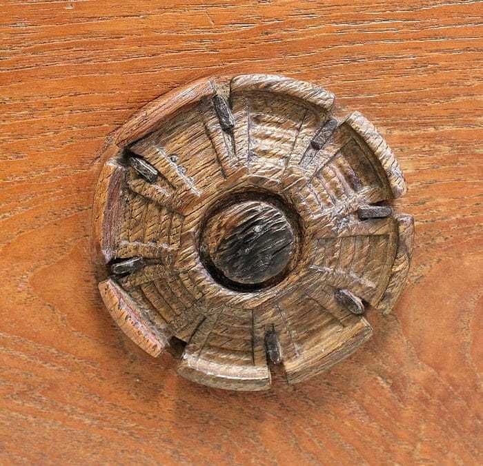 photo for sale Solid Ash Chest And Iron Handles   Mid 19th Century