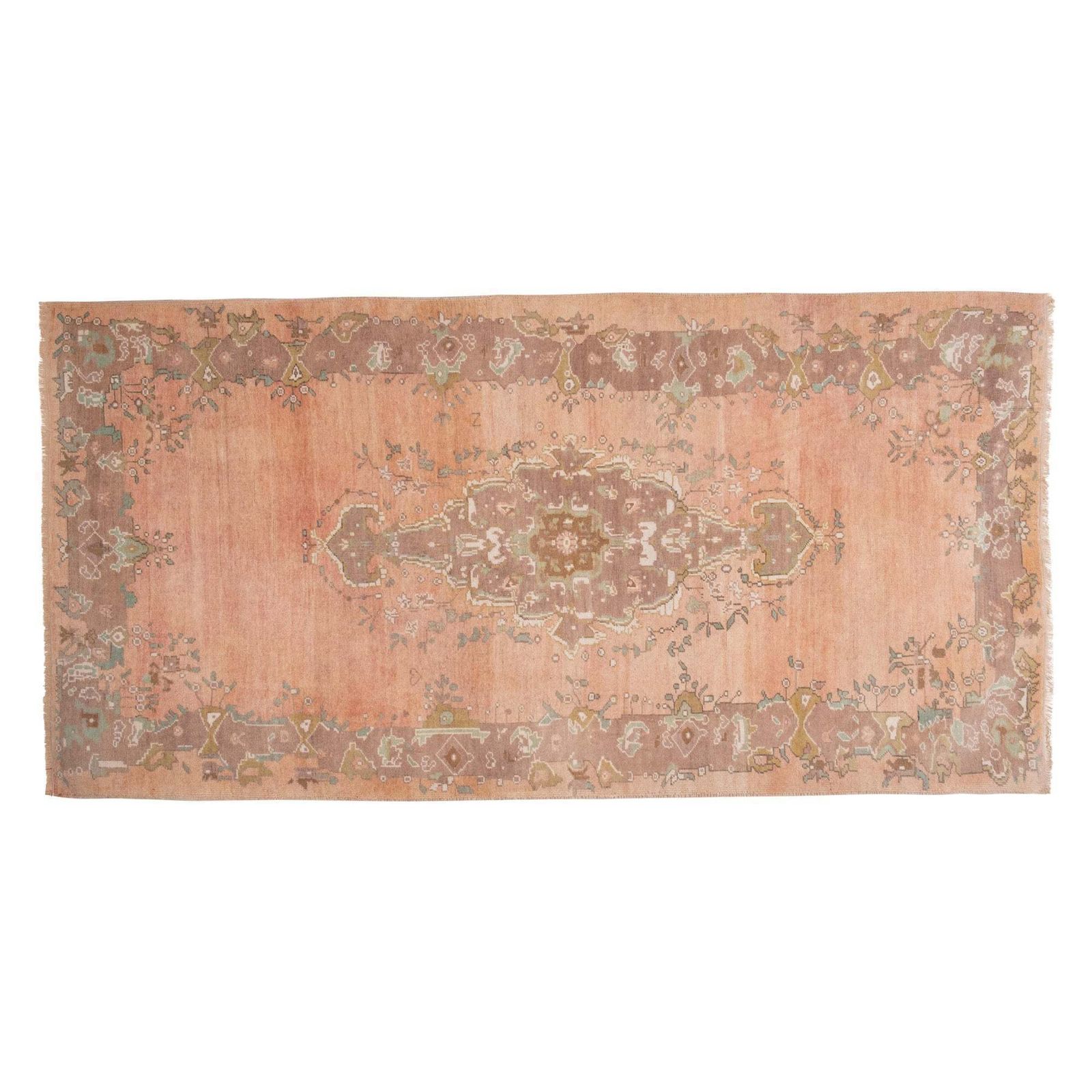 Muted Turkish Karapinar Rug photo furniture