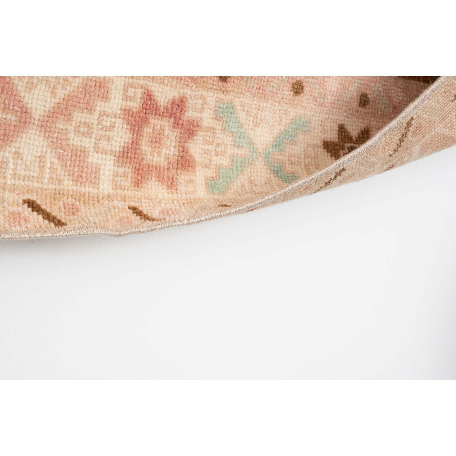 photo for sale Turkish Oushak Hand Knotted Runner Rug