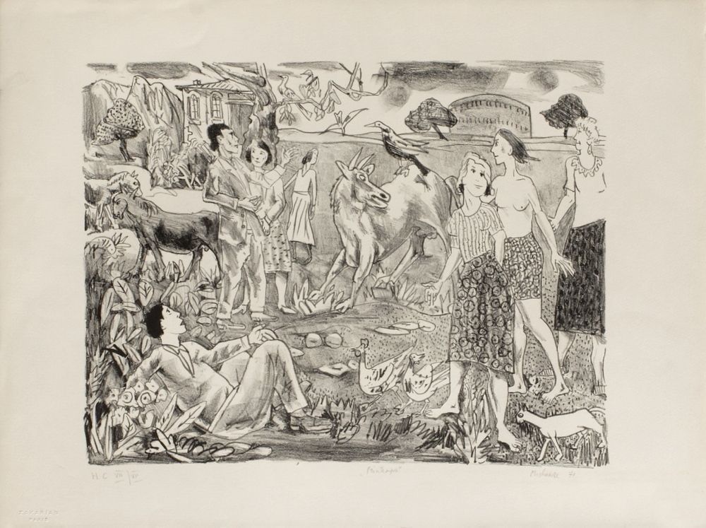 Michonze Grégoire   Lithograph   Spring In Provence