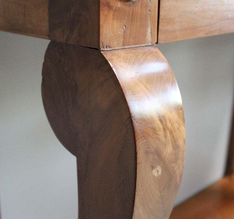 3321.75 Console In Solid Cherry, Restoration Period   1820 photo