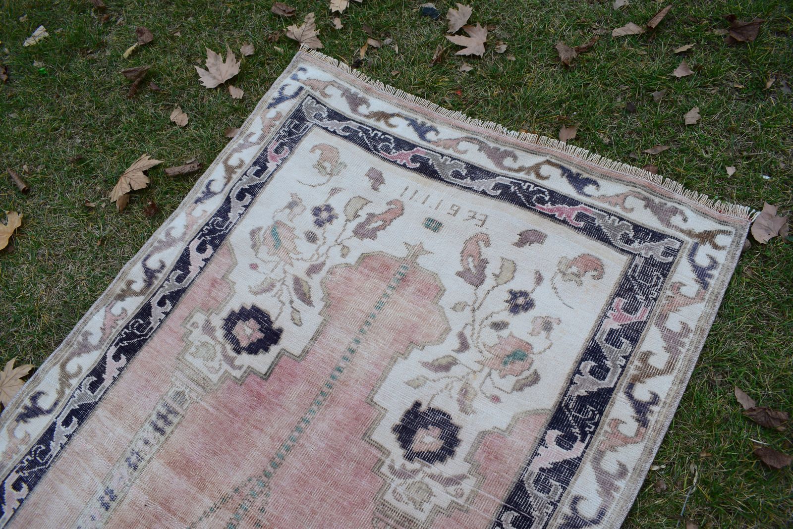 photo for sale Decorative Turkish Soft Muted Color Oushak Living Room Rug 3'6" X 5'8"