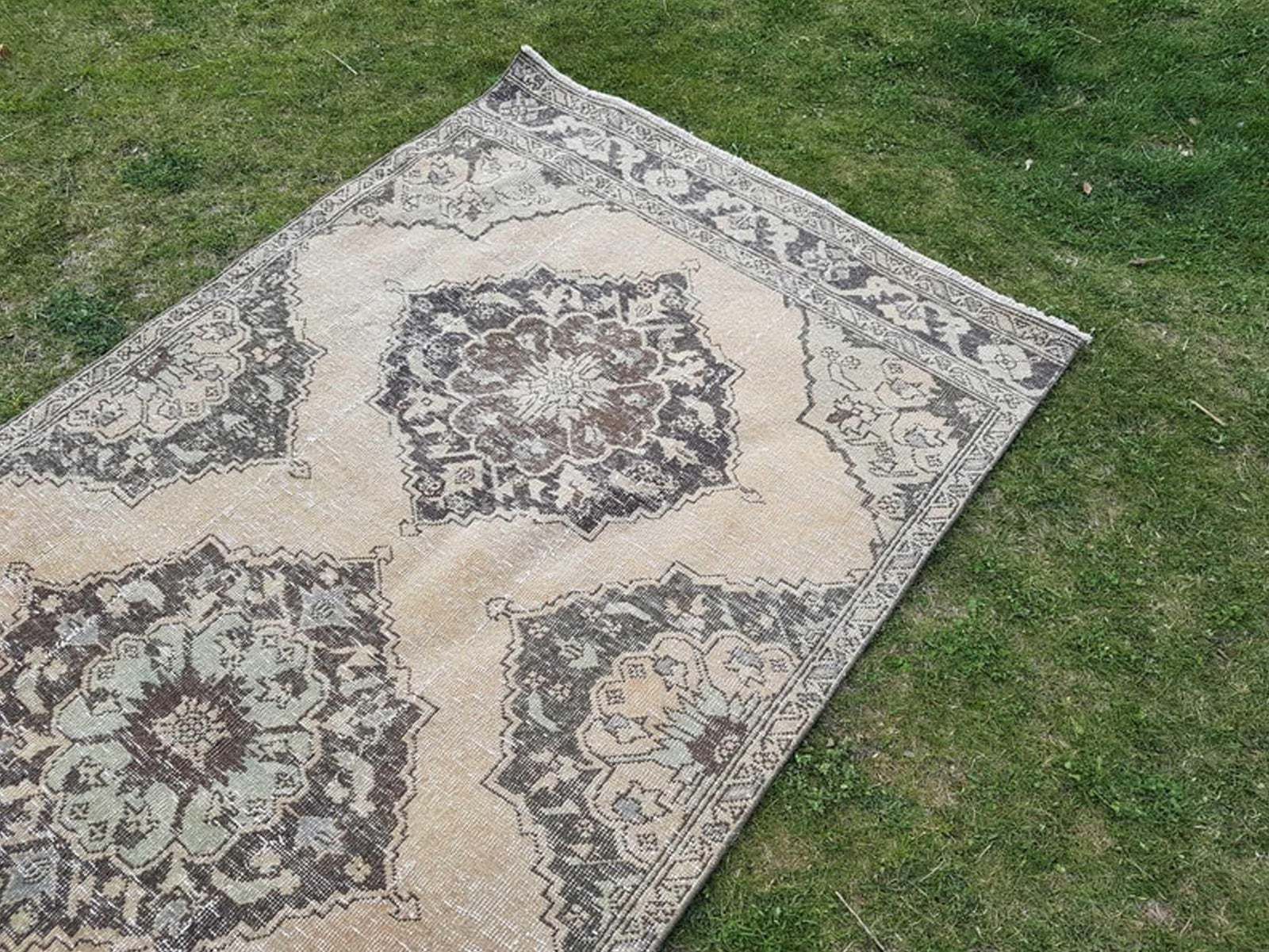 Contemporary Hand Knotted Turkish Oushak Runner With Modern Tribal Style In Light Colors, Extra Long & Wide Hallway Runner 3'11'' X 12'12'' photo 458.0