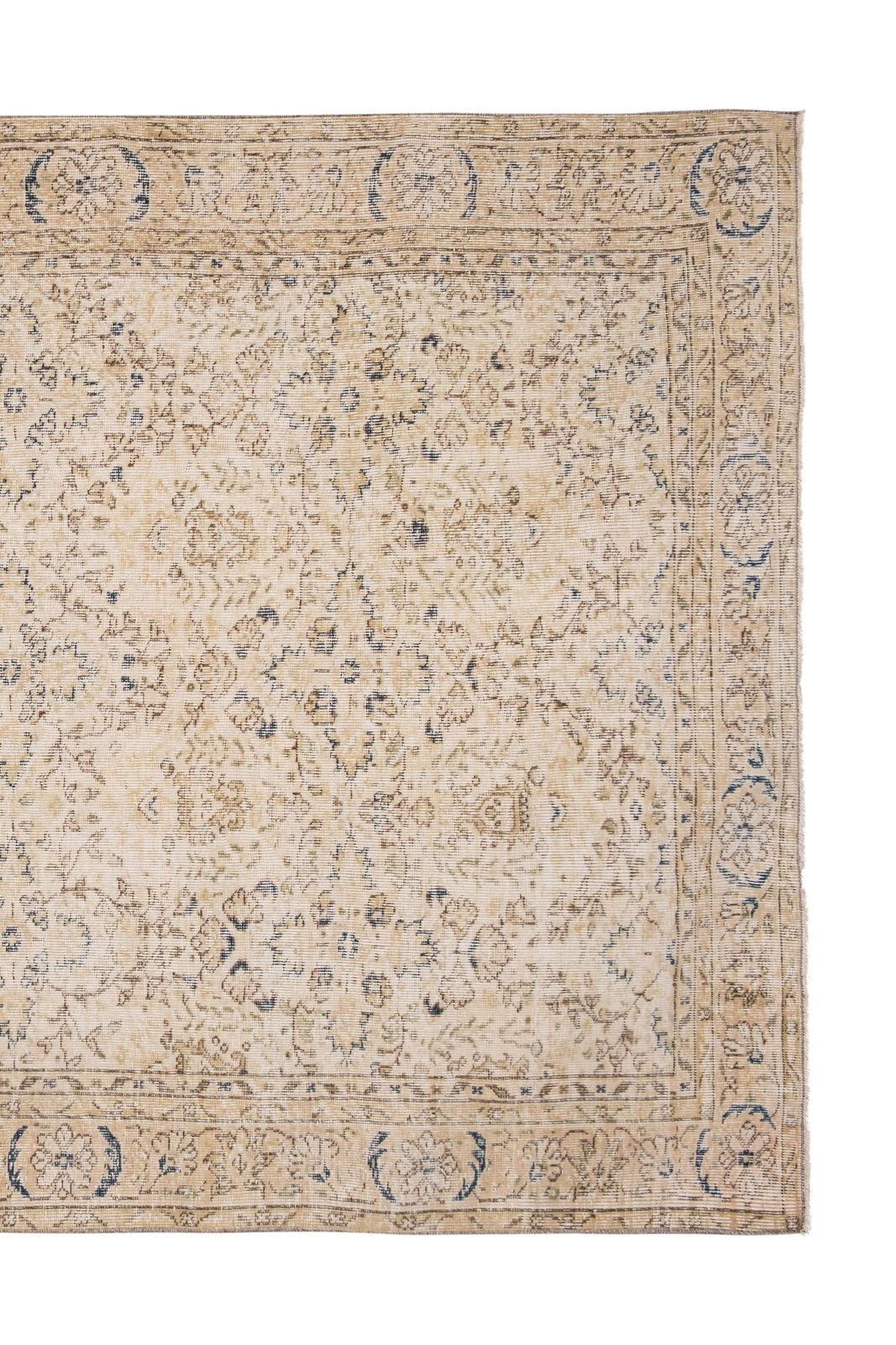 Decorative Turkish Rug, Soft Muted Color Oushak Rug, Living Room Rug 6'2" X 9'10" photo Textiles