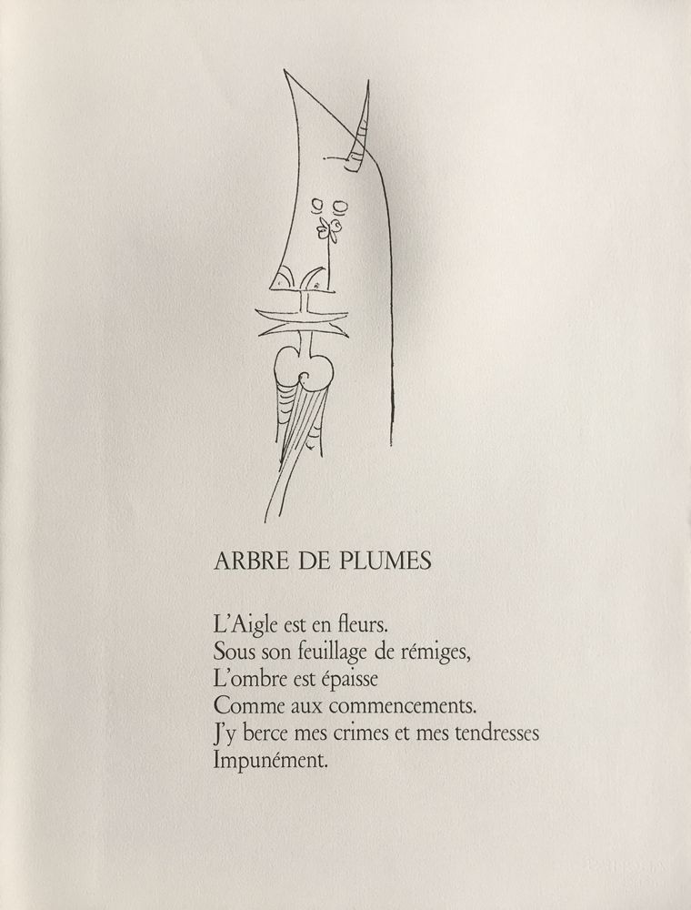 Lam Wilfredo Typography And Poem By José Pierre Tree Of Feathers