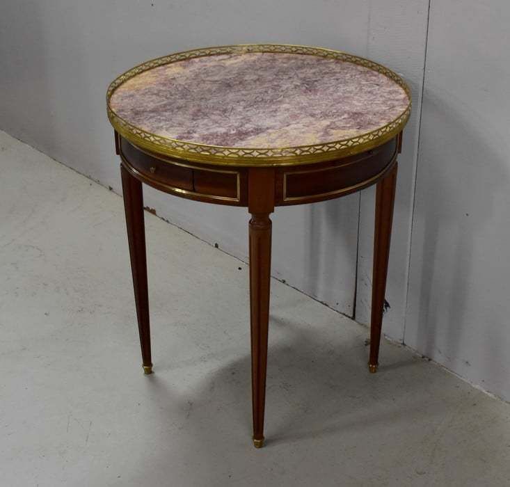 Mahogany Hot Water Bottle Table, Louis XVI Style Early 20th Century photo for sale