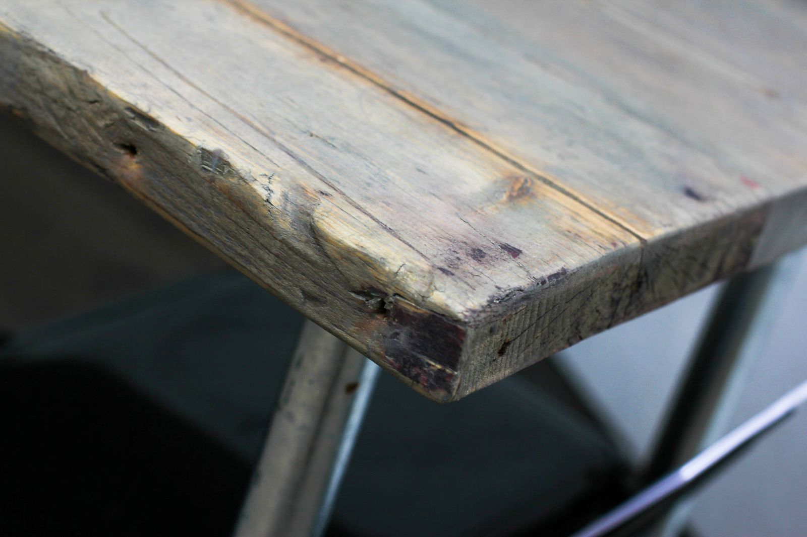 Ethan Reclaimed Scaffolding Board Industrial Style Desk With Built In Storage photo Furniture