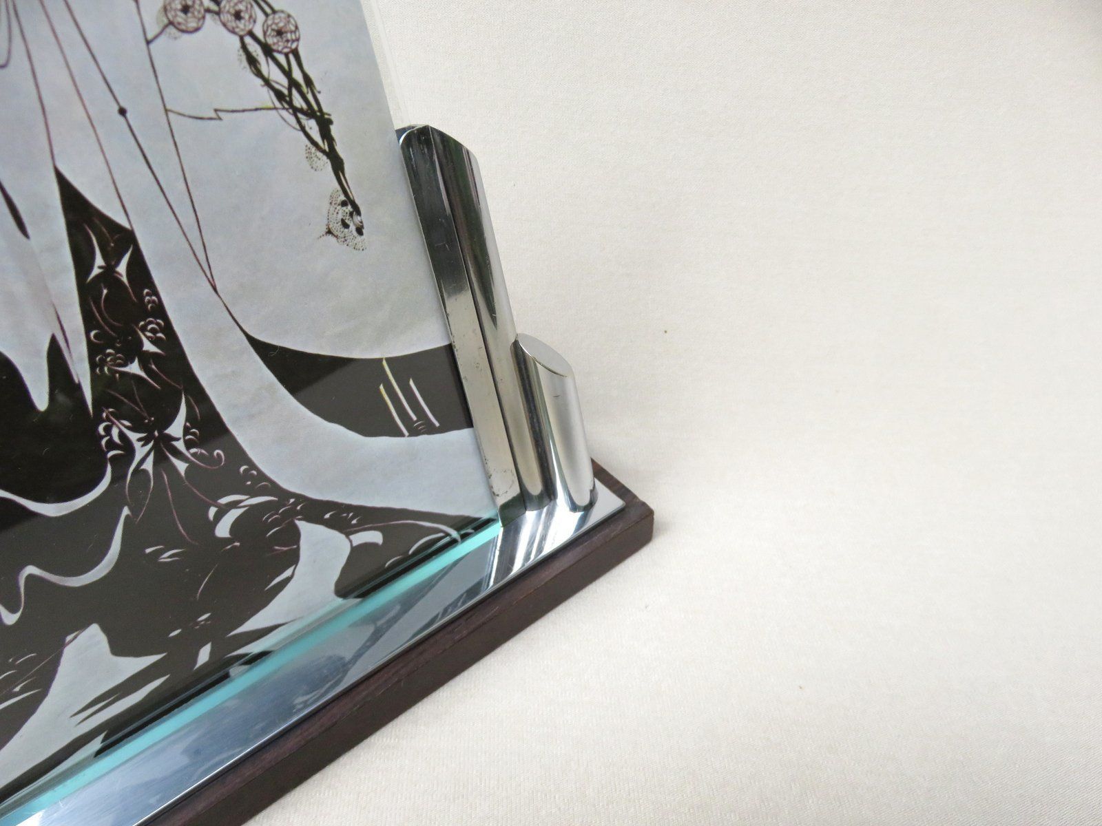 Art Deco Rosewood And Chrome Picture Frame photo vinterior