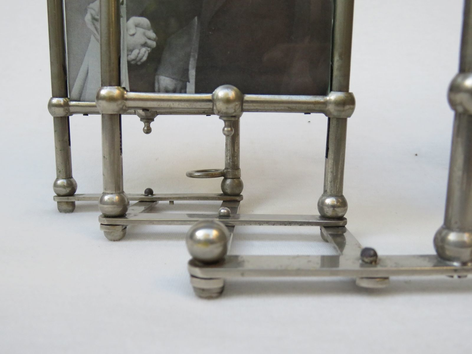photo buy Art Nouveau Nickel Plated Picture Frame For 5 Photos