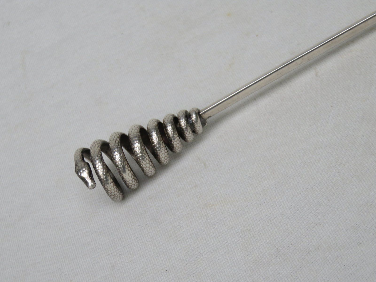 Art Deco Silver Plated Snake Letter Opener photo furniture