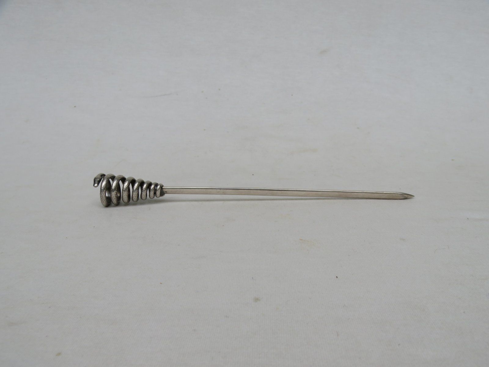Art Deco Silver Plated Snake Letter Opener photo for sale