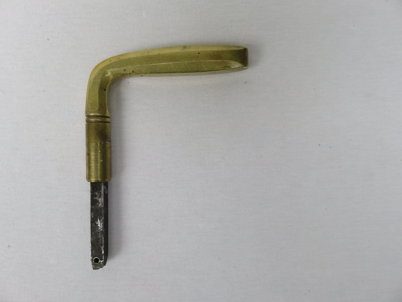 Art Nouveau Brass Door Handles With Rosettes And Keyhole Covers, Set Of 5 photo vintage