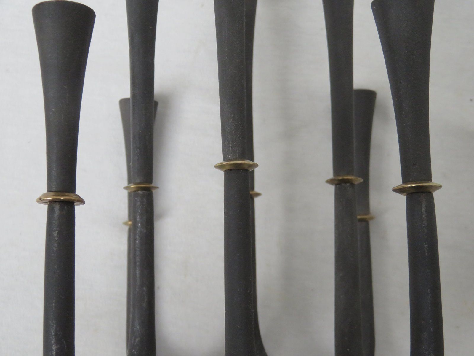 photo buy Cast Iron And Brass Candleholders By Jens Quistgaard For Dansk Designs, 1960s, Set Of 2