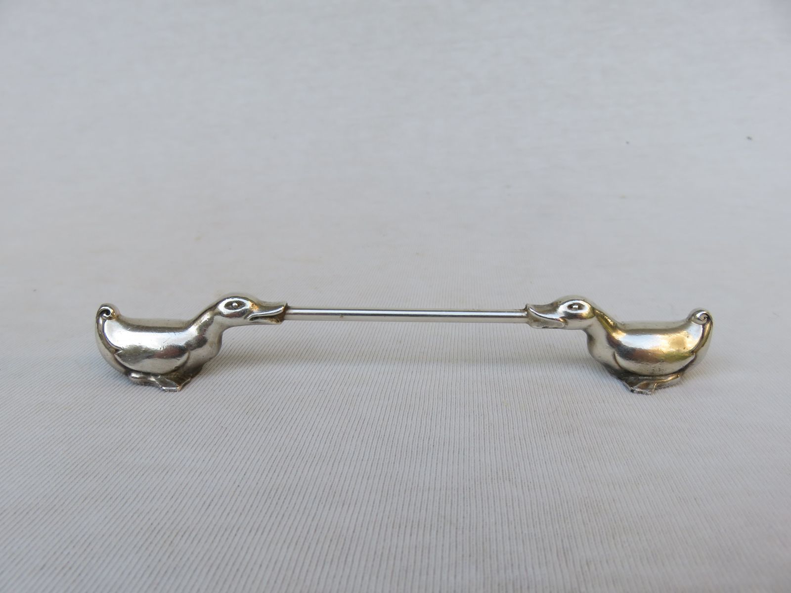 German Art Deco Silver Plated Duck Knife Rests From Wmf Geislingen, Set Of 12 photo 1283.5