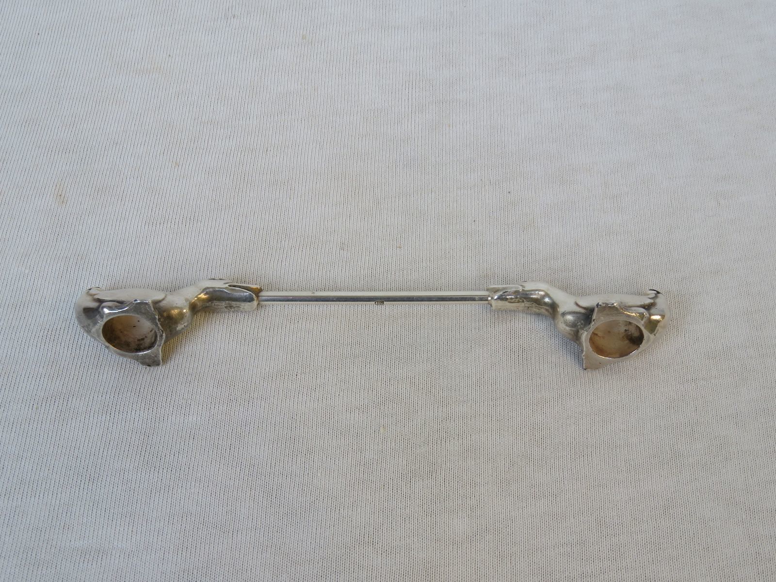 German Art Deco Silver Plated Duck Knife Rests From Wmf Geislingen, Set Of 12 photo vintage
