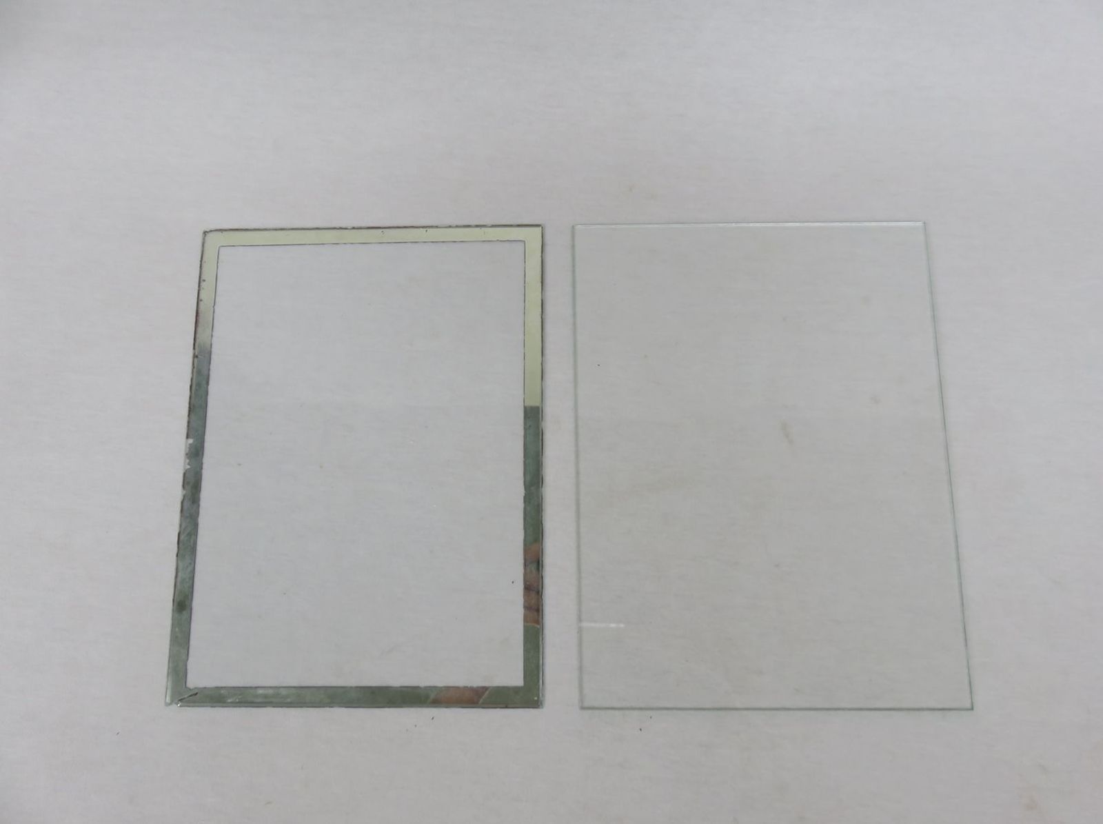 1365.1 Art Deco French Wood & Chrome Picture Frame photo